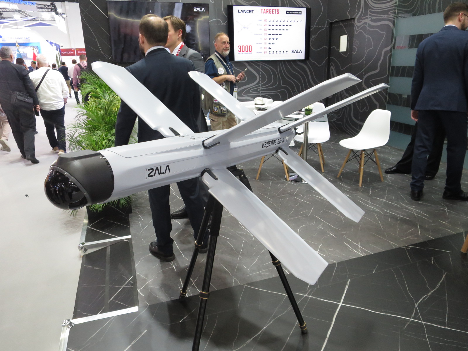 Lancet at IDEX 2025, Abu Dhabi.