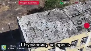 Video still from the Военный осведомитель (Military Informant) post of 17 October 2026