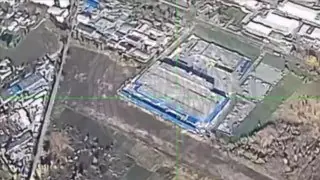 Video still from the Военный осведомитель (Military Informant) post of 27 October 2026