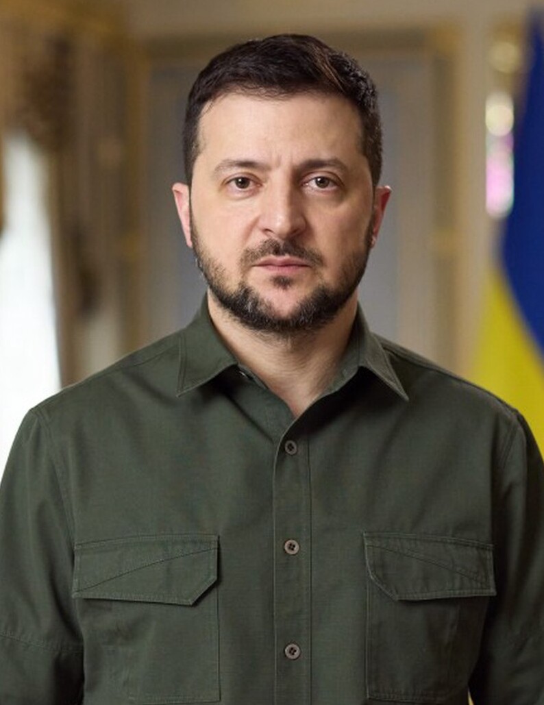 Portrait of Volodymyr Zelensky