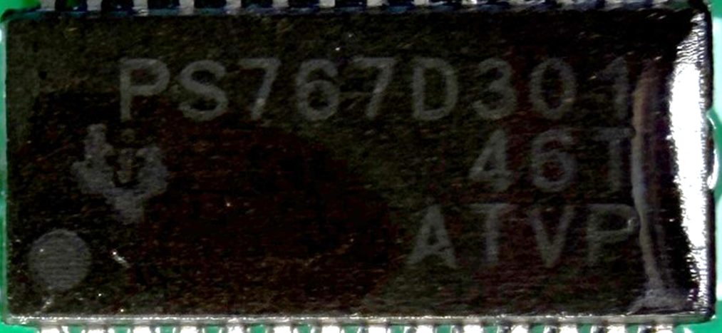 Voltage regulator, marked PS767D301 46T ATVP