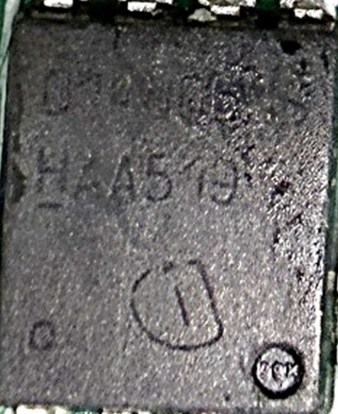 Transistor, marked 014N06NS HAA519