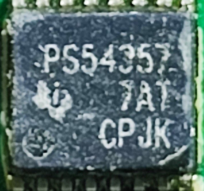 Synchronous PWM switch, marked PS54357 7AT CPJK