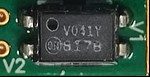 Transistor, marked V041Y 817B