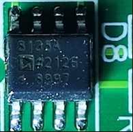 Differential ADC driver with low level of distortion, marked 8138A #2126 8997