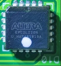 FPGA is managed memory, marked EPC2LI20N U HAF481819A