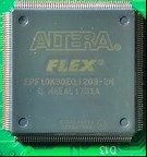 Programmable logistic integrated circuit FLEX, marked EPF10K30EQI208-2N Q HAEAL1731A NAEAL44612 3P2QA700Q