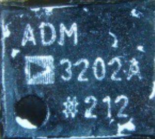 2-channel driver, marked RS-232 ADM 3202A #212