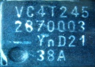 4-bit transceiver VC4T245, marked 2870003 YnD21 38A