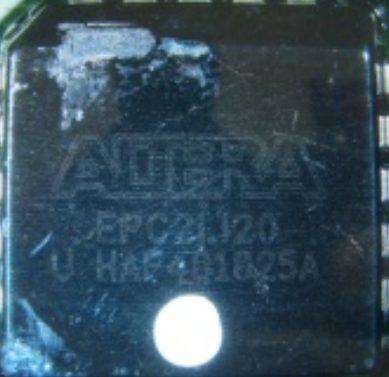 PLD, marked ALTERA EPC2LI20 U HAP 481825A