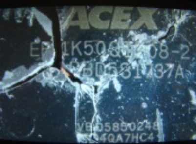 ACEX, marked EP1K50QI208 Q DBD581737A VBD5850248 304QA7HC4