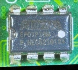 Configuration Device for memory chips, marked EPC1PI8N W HCE521819A