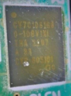 Memory chip, marked CY7C1061G30-10BV1XI THA 2107 CYR 605101