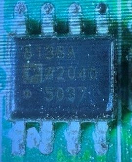 Differential ADC Driver, marked AD8138 8138A #2040 5037