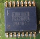 High-speed instrumental amplifier with programmable gain — photo