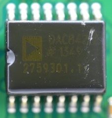 Broadband operational amplifier with high output power, marked DAC842 #1549 2759301.1