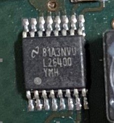 Stabilizer, marked 81A3NVU L26400 YMH