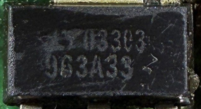 Voltage regulator with low dropout, marked LT1963AES8-3.3 LT03303 963A33
