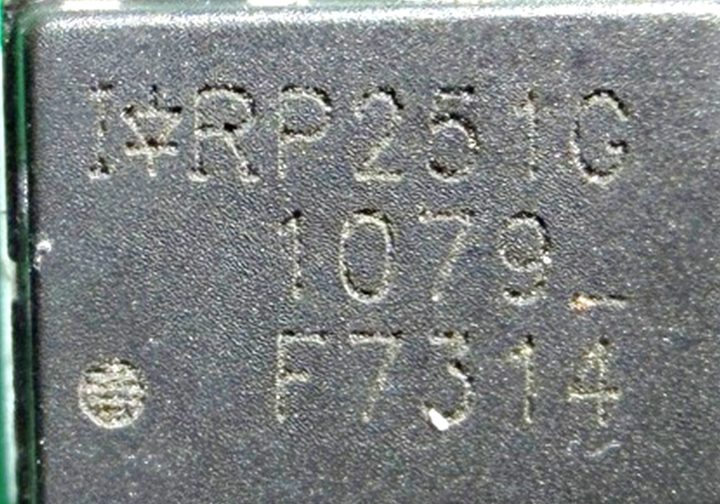 PWM controller, marked IOR P251G 1079 F7314