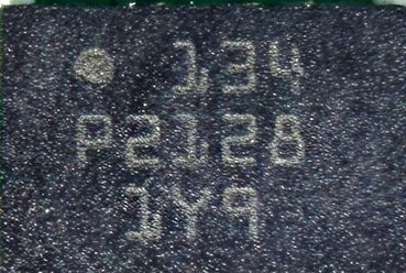 Not identified, marked 134 P2128 1Y9