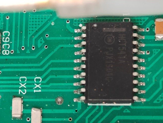 Octal buffer and linear driver, marked HCT541A PJX1904C