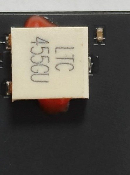 Chip ceramic filters for communication, marked LTC 455GU