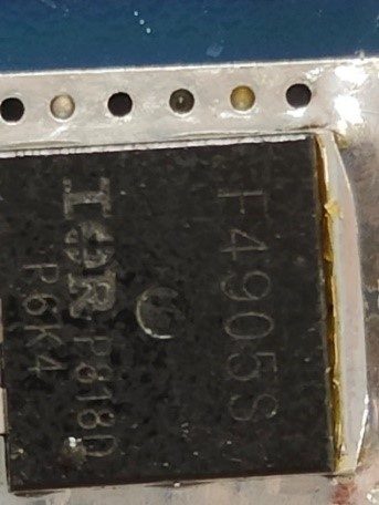 Integrated circuit, marked F4905S P8180 P6K4