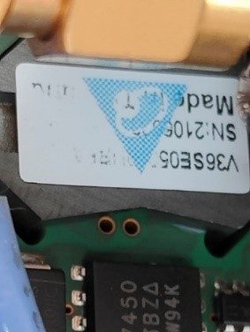 Delphi Series V36SE, power modules, up to 50W, marked V36SE05010NMFA