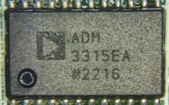 Serial Port Transceivers, marked ADM 3315EA #2216
