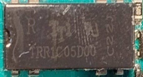 Relay, marked TRR1C05D00 C22J