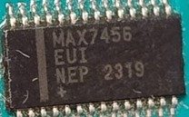 On-screen display video generator, marked MAX7456 EUI NEP 2319