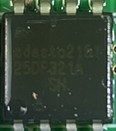 Serial Flash Memory 32Mbit, marked adesto2151 25DF321A SN