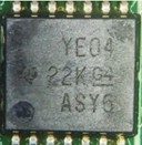 4-bit bidirectional voltage-level translator, marked YE04 22K G4 ASY5