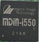 Image Signal Processor, marked MDIN-i550 UHD 2148