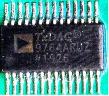 Digital-to-analog converter, marked TxDAC 9764ARUZ #1926