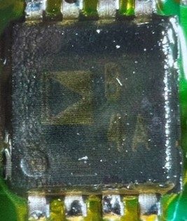 Microcircuit, marked B 4A