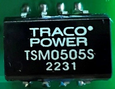 DC/DC converter, marked TSM0505S 2231