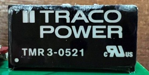 DC/DC converter, marked TMR3-0521