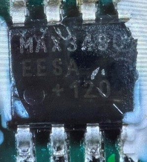 RS-485/RS-422 Data Interface, marked MAX3480 EESA +120