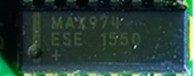 Ultra-low power Analog Comparator, marked MAX924 ESE 1550