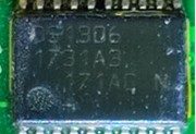 Real-time clock, marked DS1306 1731A3 171AC