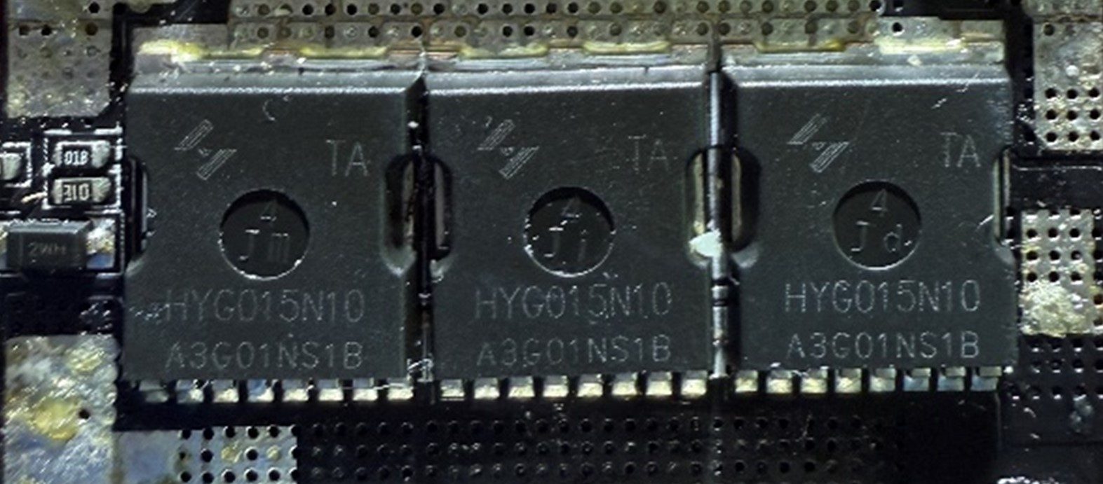 Module with N-channel MOSFET transistors — photo